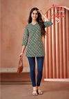 Omisha Vol 4 By Balaji Poplin Cotton Printed Ladies Top Wholesale Market In Surat